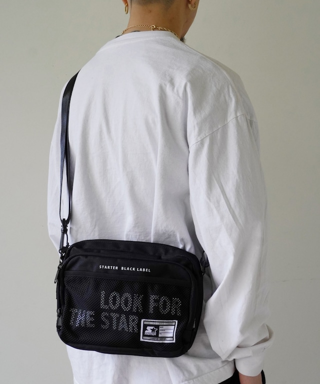 STARTER BLACK LABEL (スターターブラックレーベル) メッシュ ポケット ショルダーバッグ ST-SD001