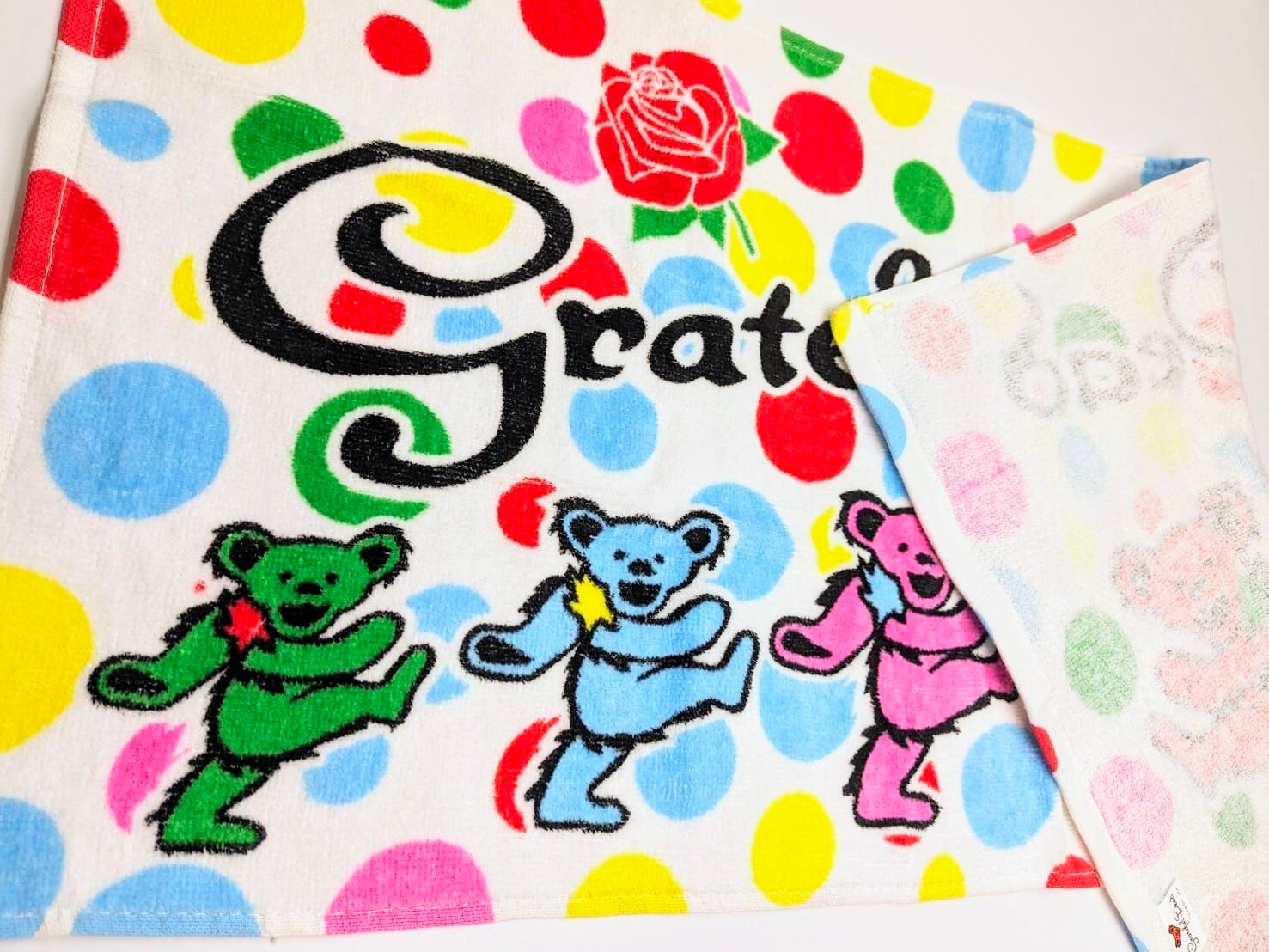 グレイトフル・デッド ベアー フェイスタオル ( GRATEFUL DEAD TOWEL