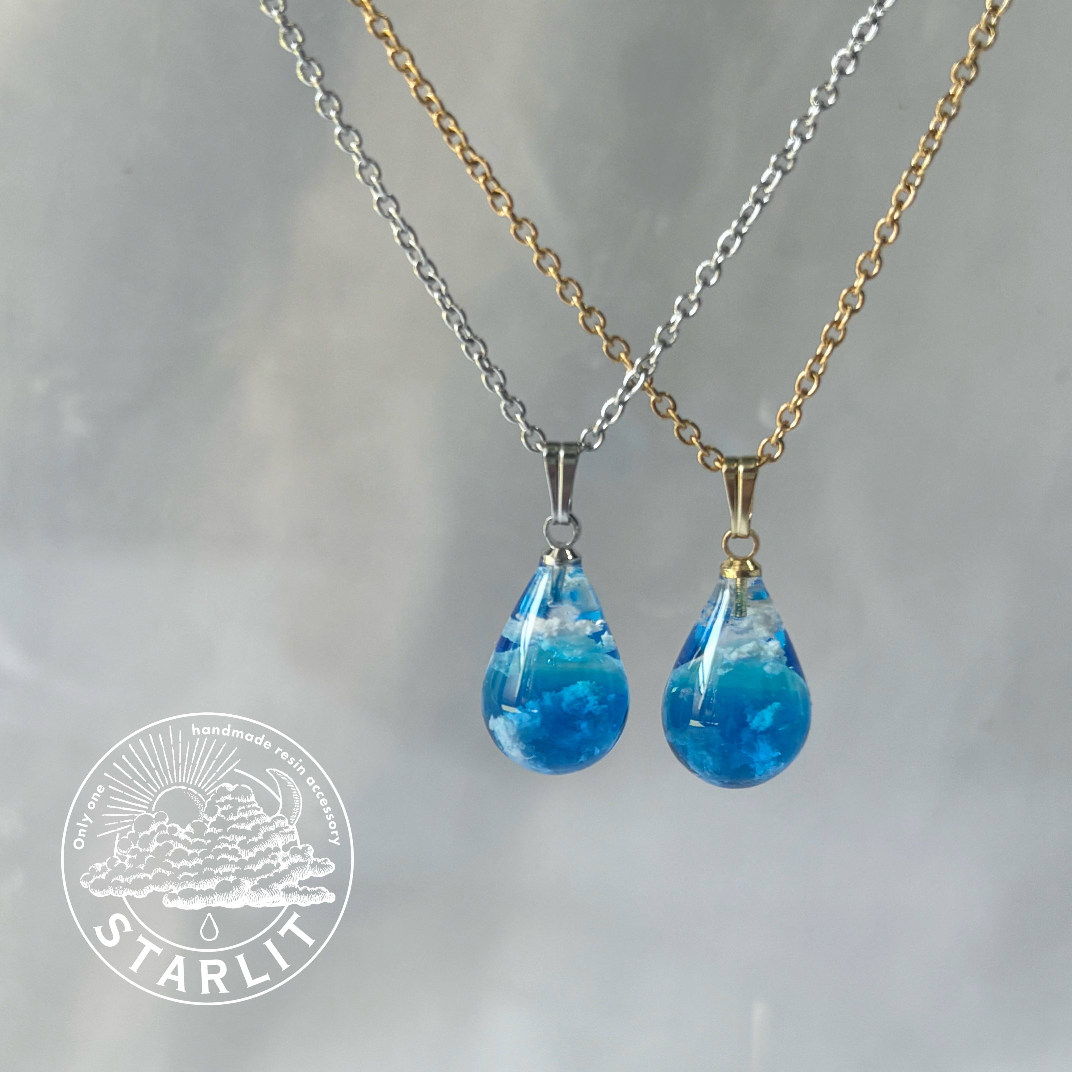 空玉/空雫【negu】 青空の雫<Necklace雫のみver> | STARLIT