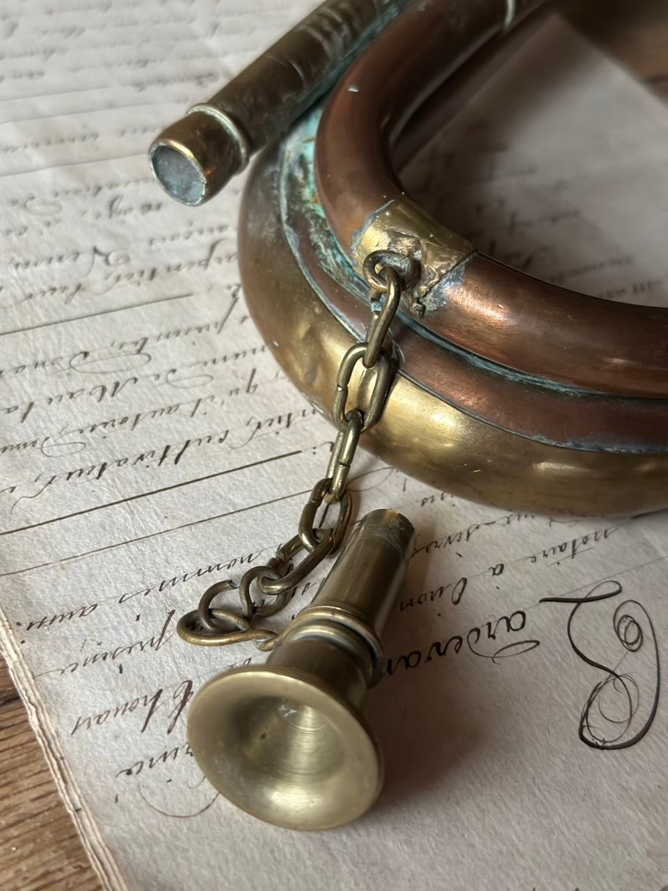 イギリス軍 ビューグル 信号用ラッパ | Brocante de La Cocotte