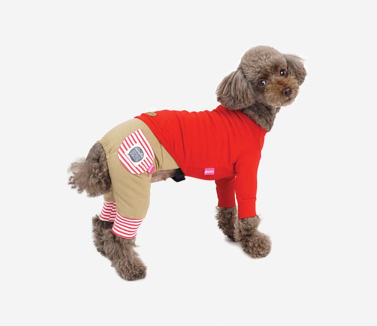 button pants S ~ XL 2color / 犬服 パンツ 秋冬 スポーティ ボトム