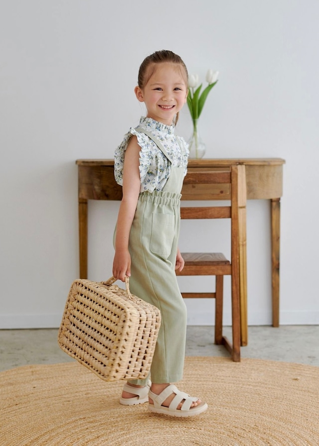 2way サロペットパンツ〈Green〉