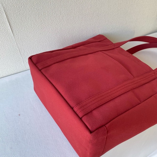 【全9色】「軽いボックストート」たて型通勤／倉敷帆布 8号帆布【受注制作】