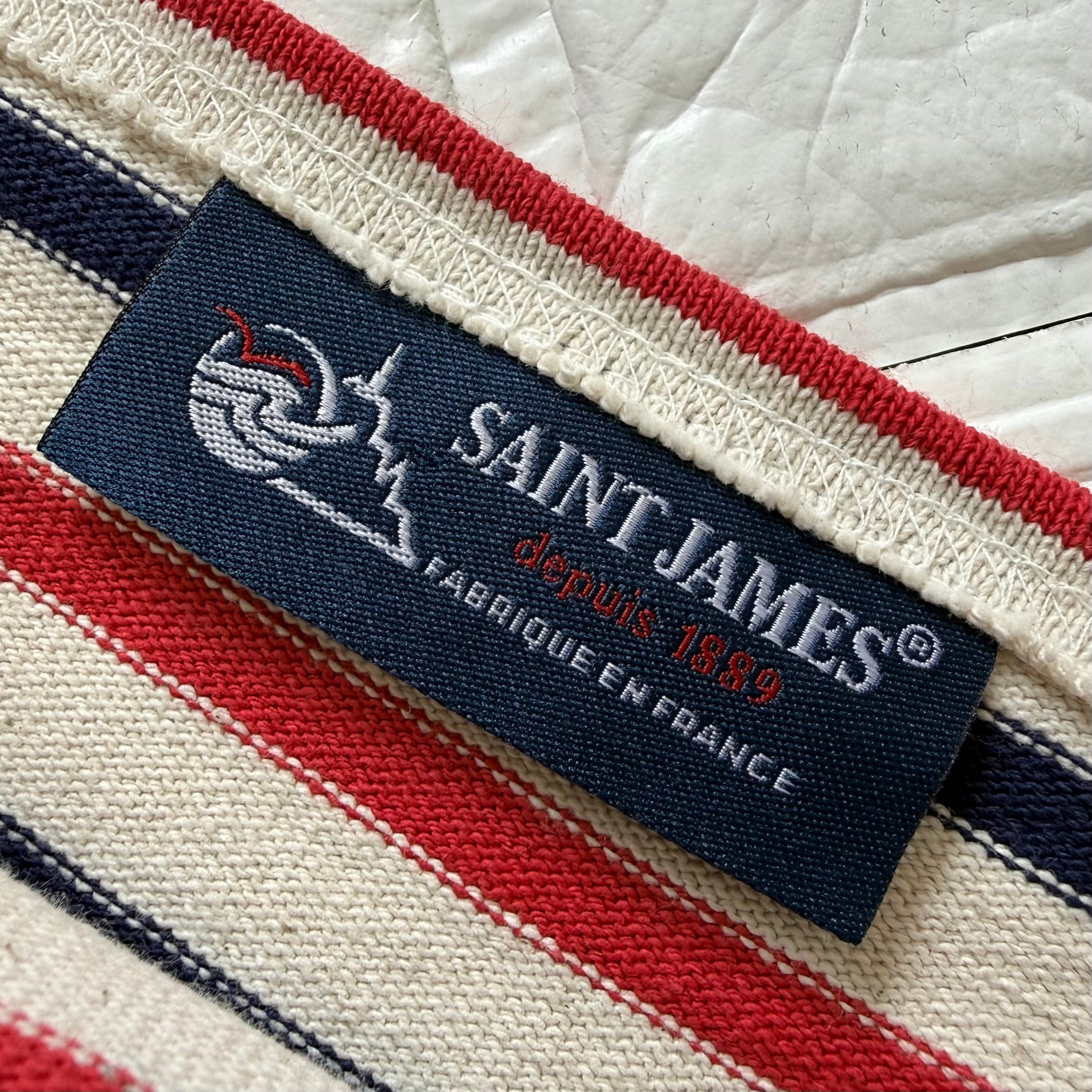 SAINT JAMES フランス製 OUESSANT TRI トリコロールボーダー ボート