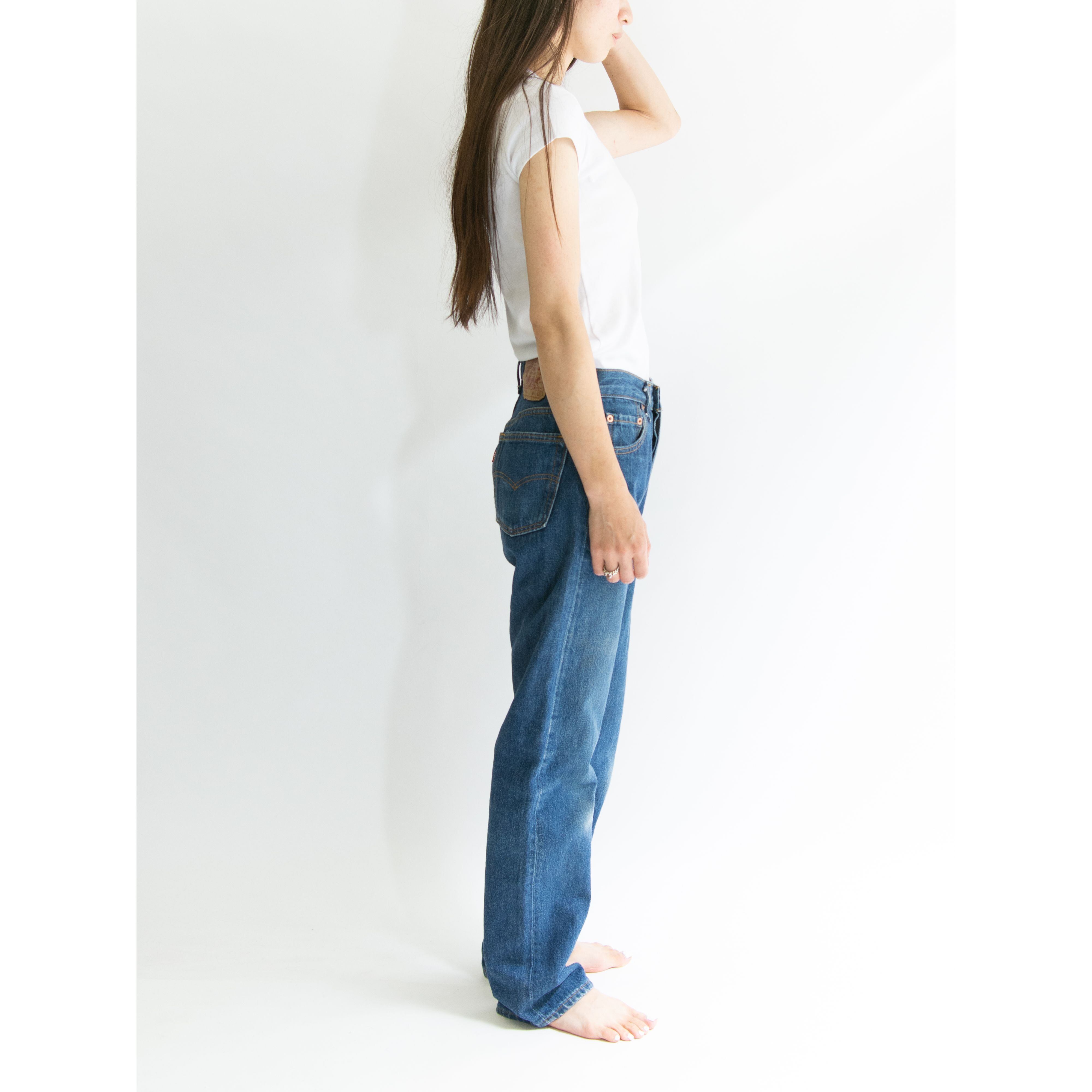 【LEVI'S 501】Made in U.S.A. straight denim pants W29 L33(リーバイス アメリカ製 ストレートデニムパンツ ジーンズ)10d