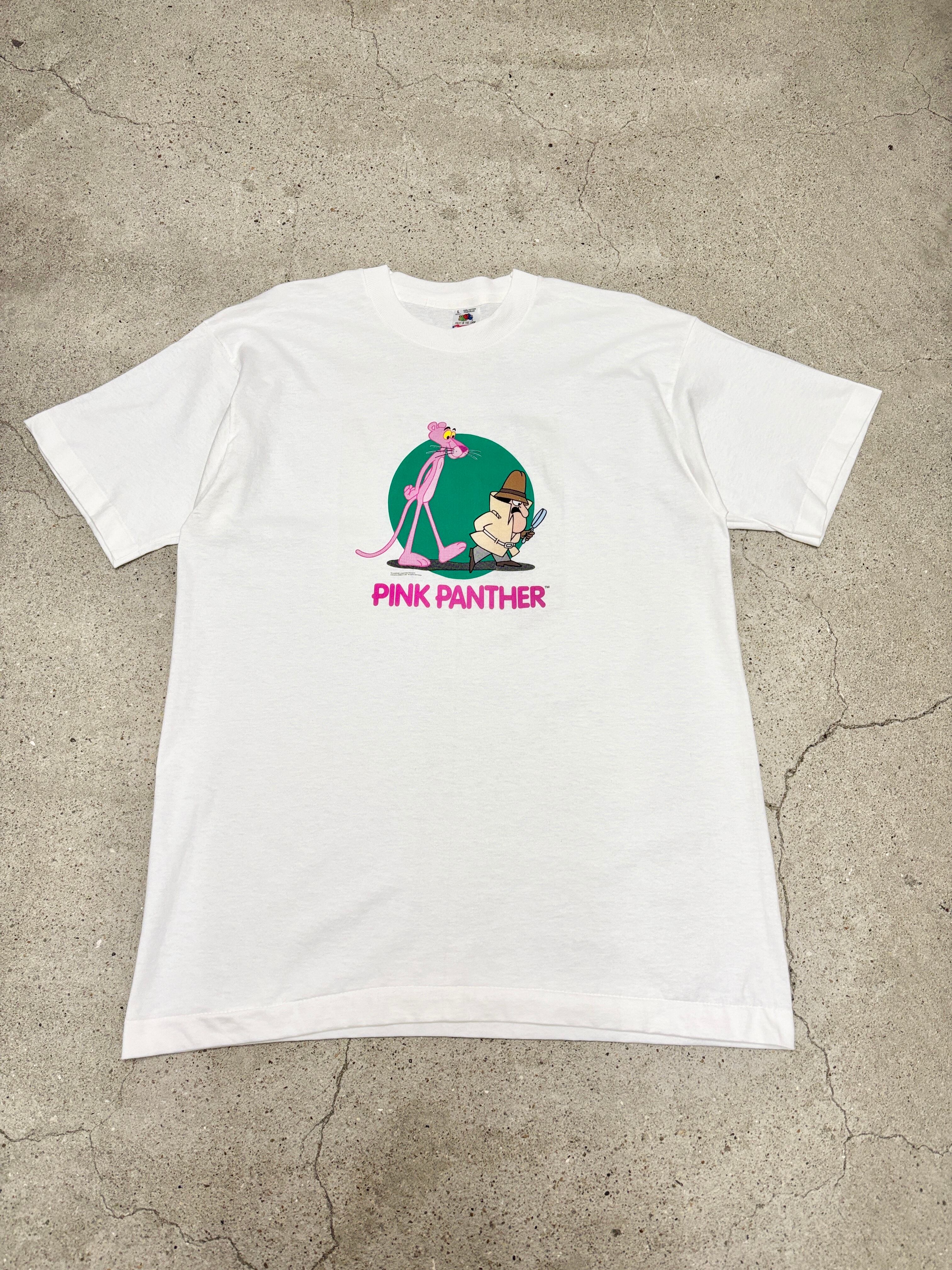 90s PINK PANTHER Tee/USA製/L/ピンクパンサ－Tシャツ/クルーゾー警部