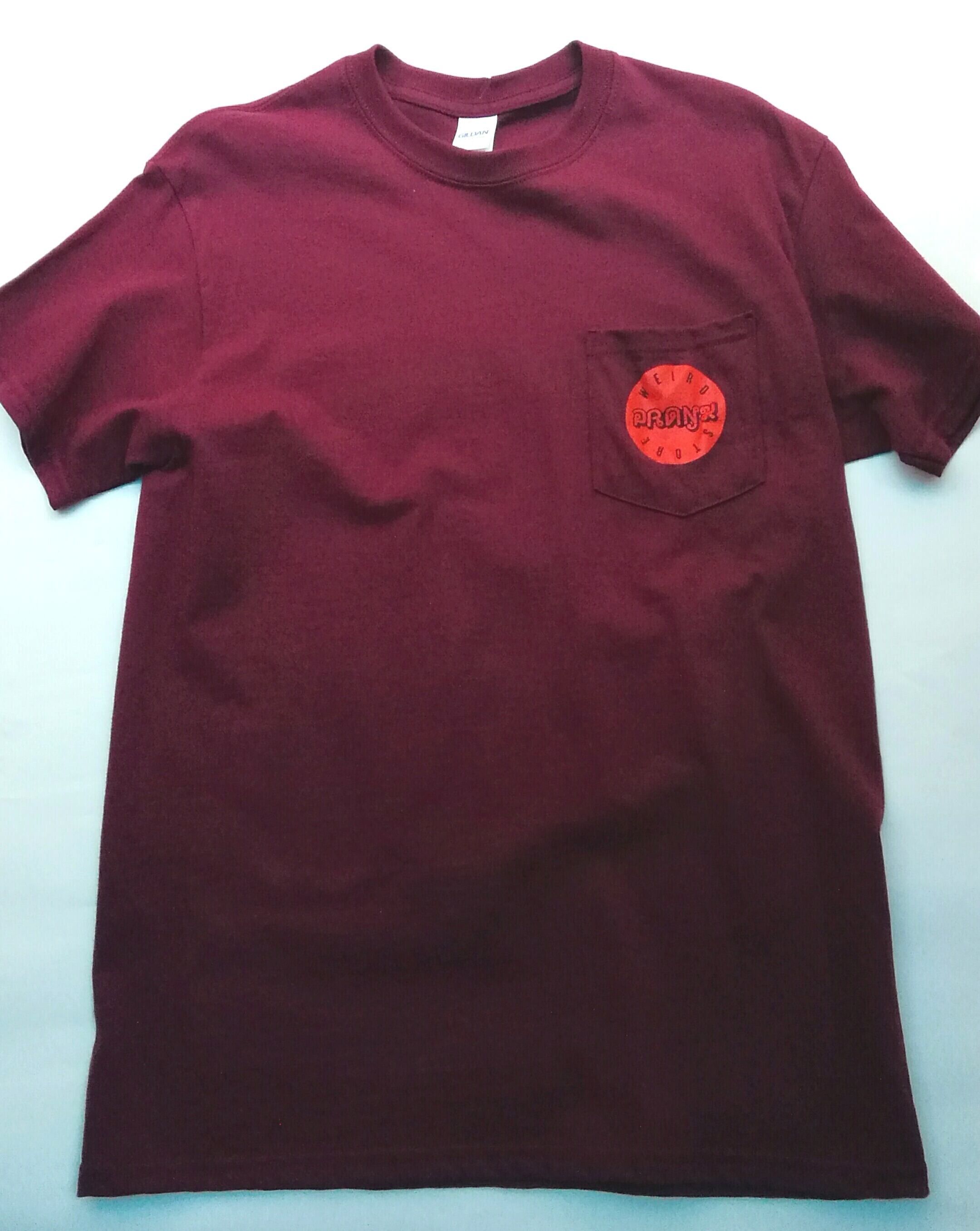 ACCIDENT Pocket Tee MAROON