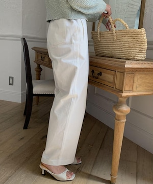 《即納商品》sense chino pants (ivory / beige)