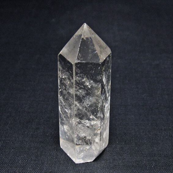 水晶 六角柱 ポイント 置物 一点物 142-10959