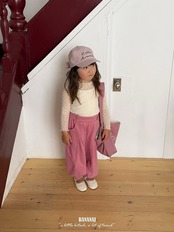 韓国子供服 / BANANA J / 26Autumn / ダブルストラップトップ / 秋服 / キッズ *XS~JS*