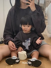 韓国子供服 / 26Autumn / 〖取寄〗neu / ワンワンMTM / ユニセックス / キッズ服 *XXS~L*