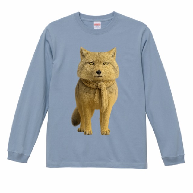 チベットスナギツネ Tシャツ[ホワイト] リアル動物デザイン アニマルフロンティア