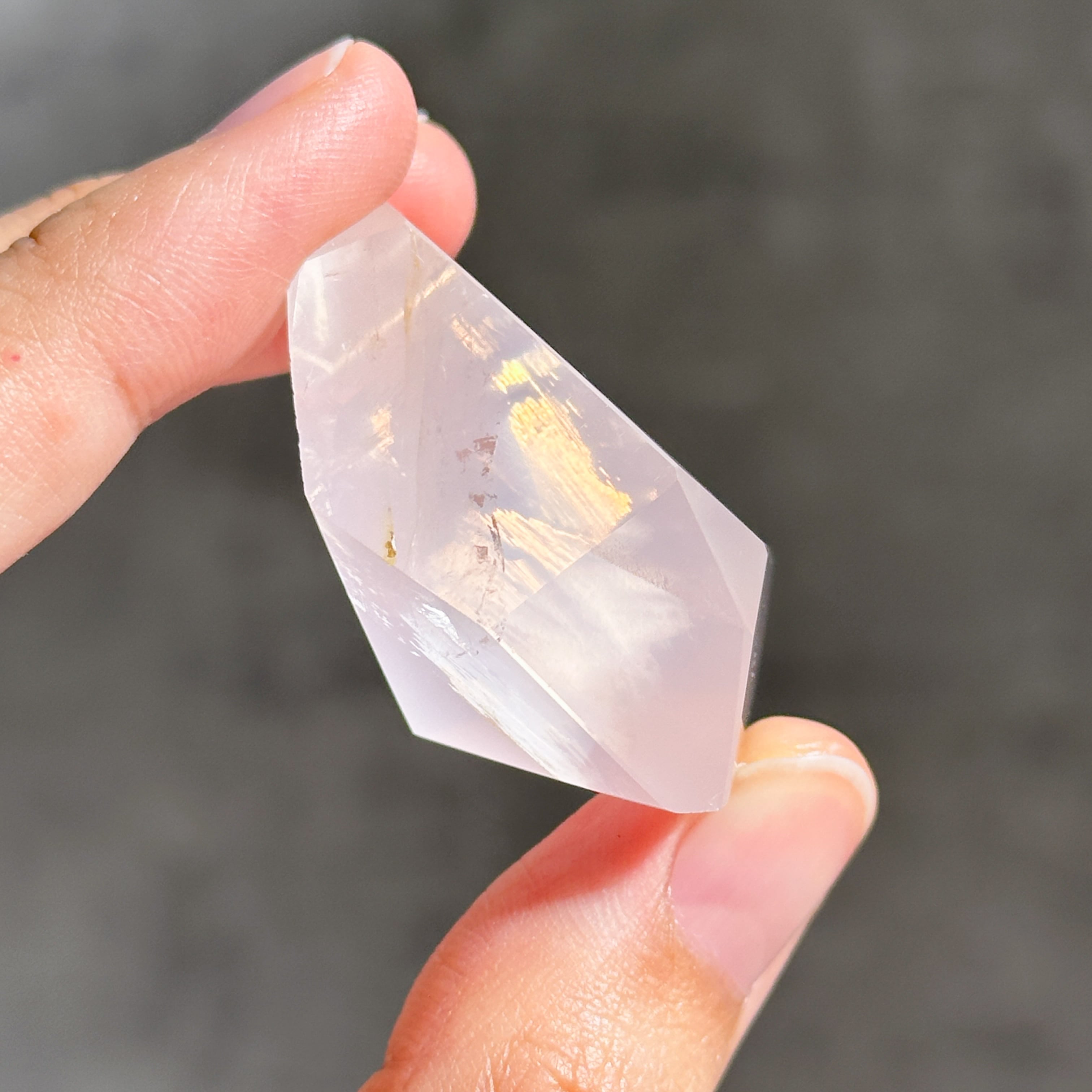 高品質】バイーア産ローズクォーツ フリーフォーム54◇ Rose Quartz
