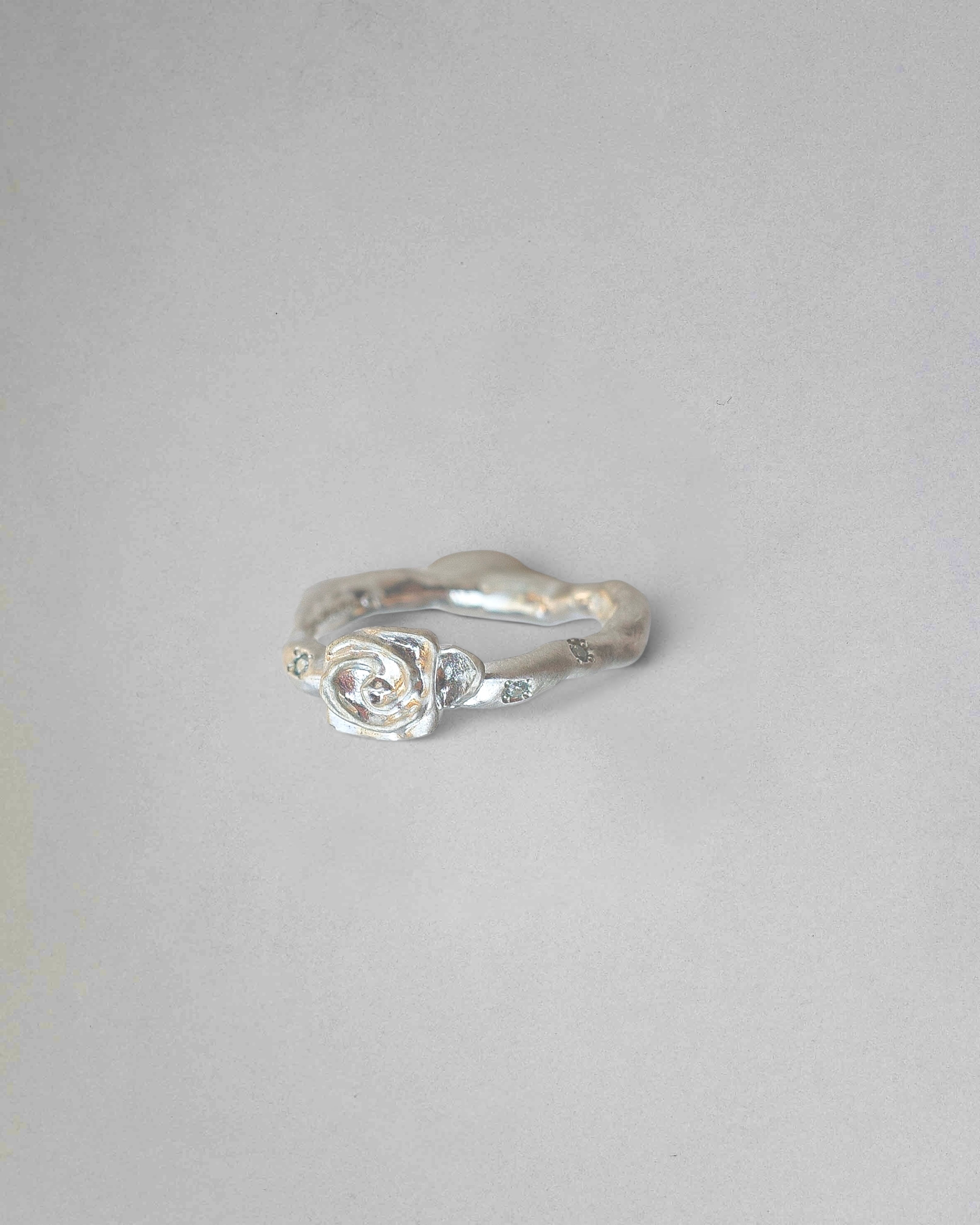 薔薇のring silver925 LJ25091R Rose ring