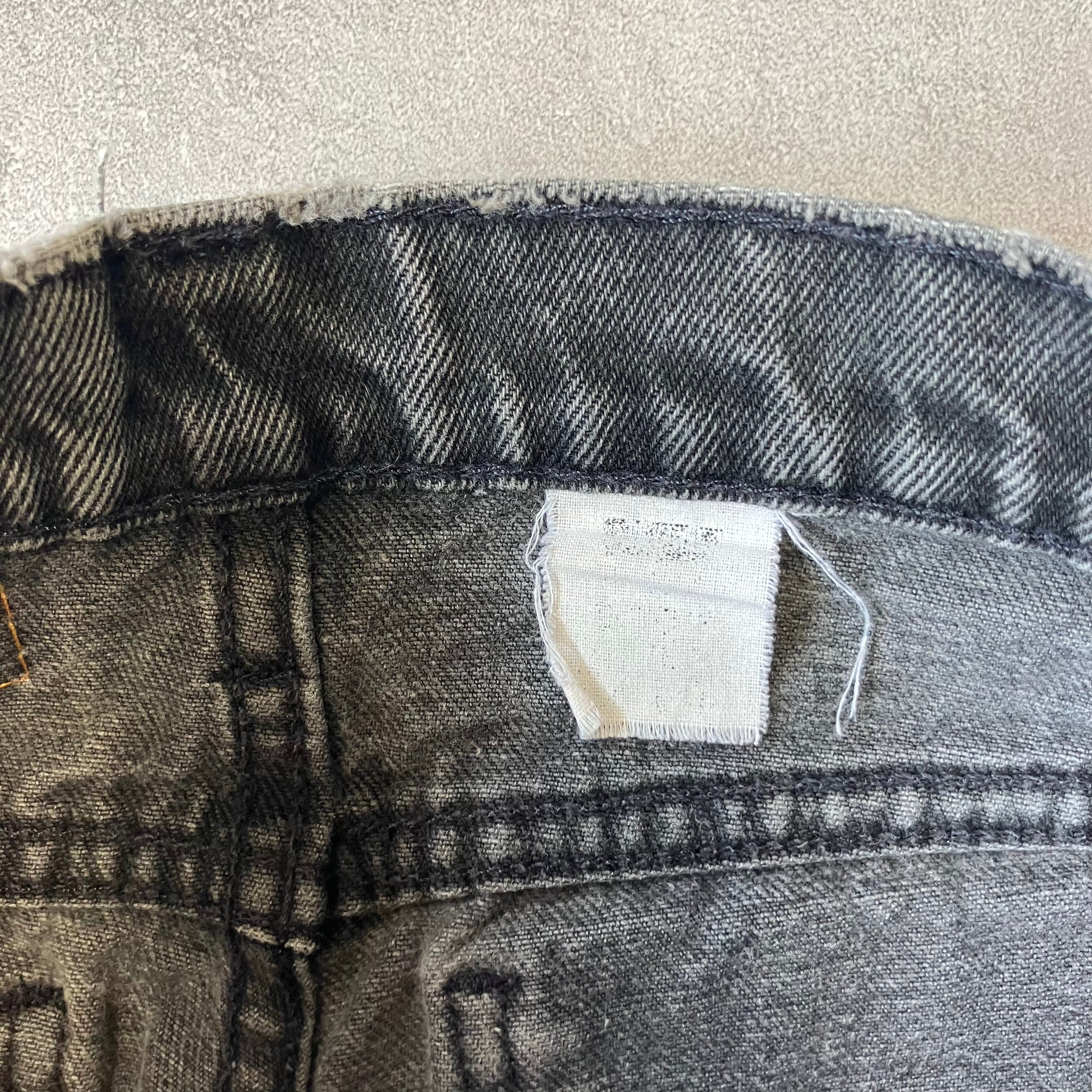実寸w29l30》Levi's リーバイス 550 90s ブラックデニム バギー 実寸w29l30》Levi's リーバイス 550 90s ブラックデニム バギー
