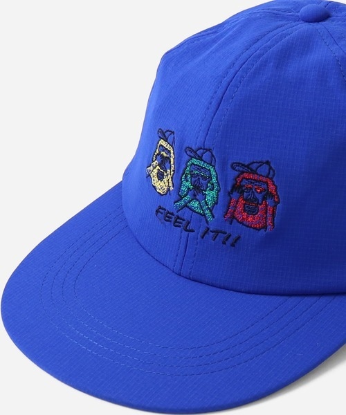 gym master ジムマスター FELL IT 刺繍キャップ G721722 メンズ レディース ユニセックス 帽子 ナイロンキャップ 刺繍 ベースボールキャップ 軽量 春 夏 春夏 ブルー