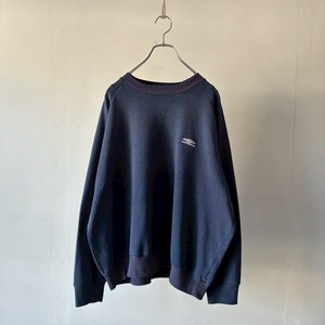 -UMBRO- 90's one point logo sweat