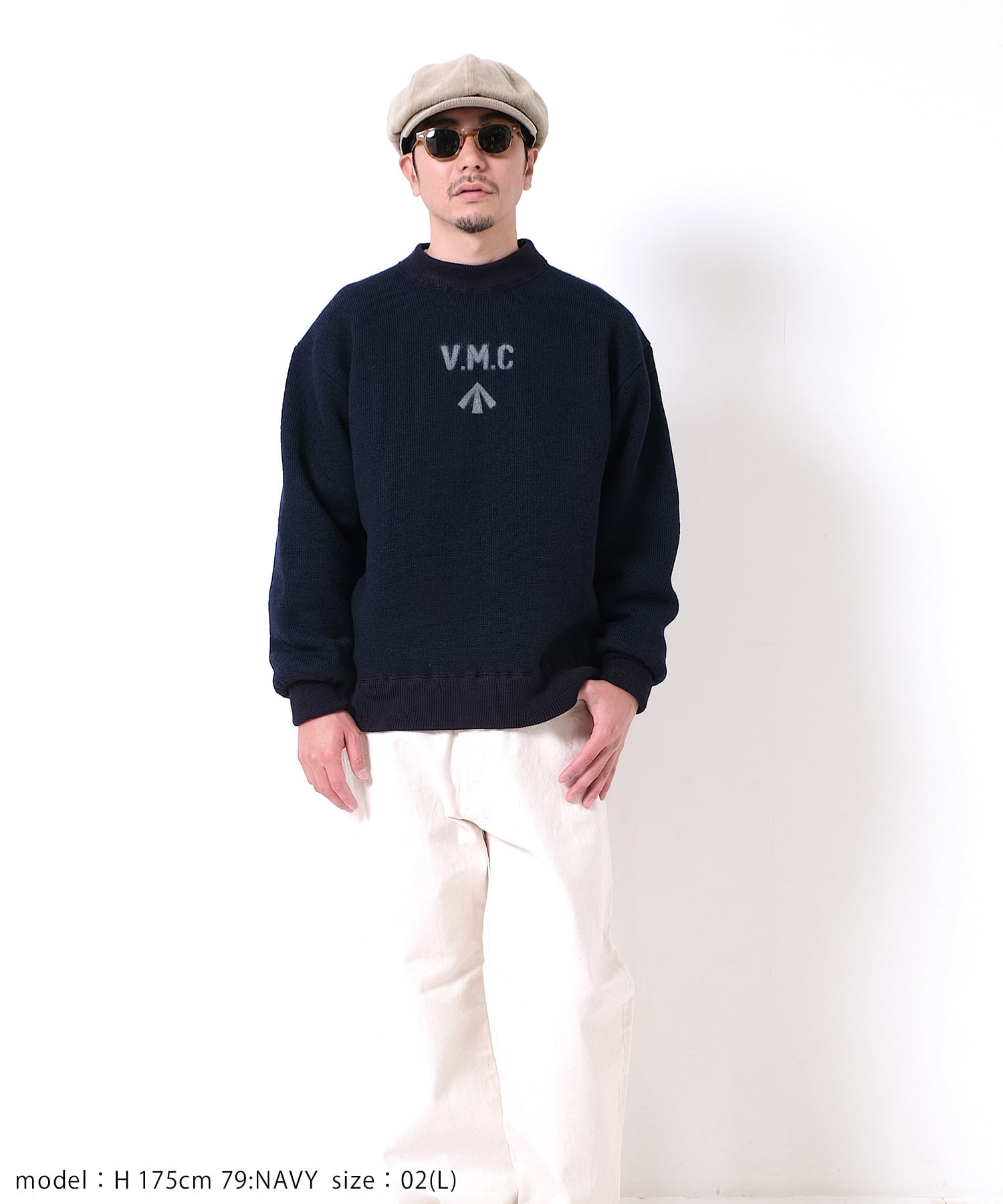 ARDITES WOOL CREW STENCIL アルディス ウール クルー ステンシル