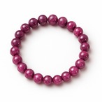 「深紅に宿る情熱と静けさ──勝利の石ルビーが、あなたの信念を輝かせる。」MIKI-JEWELRY|ルビーブレスレット(Ruby Bracelet)