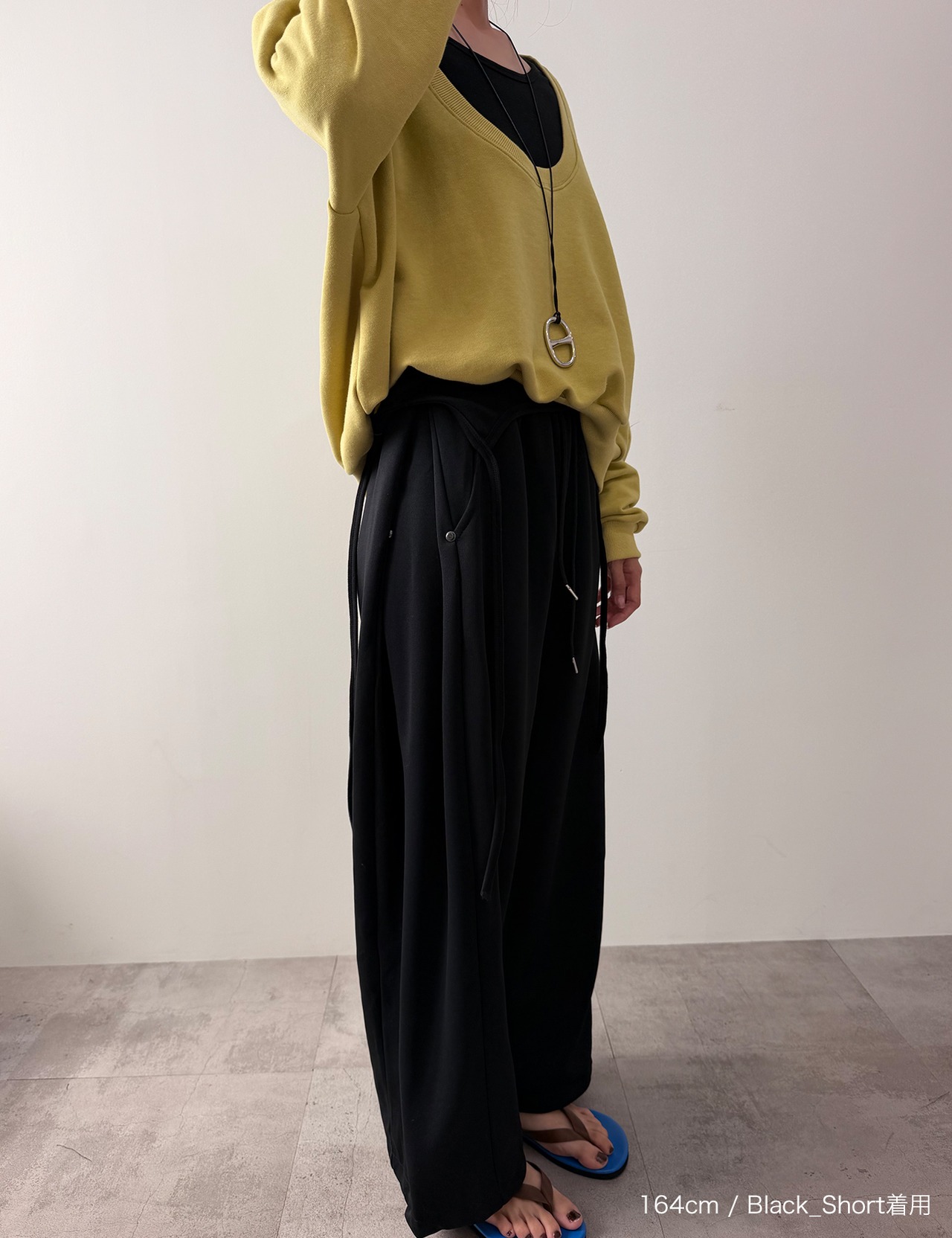 【新作5％OFF・3日間】Side-Pintuck Sweat Pants_7colors&2type