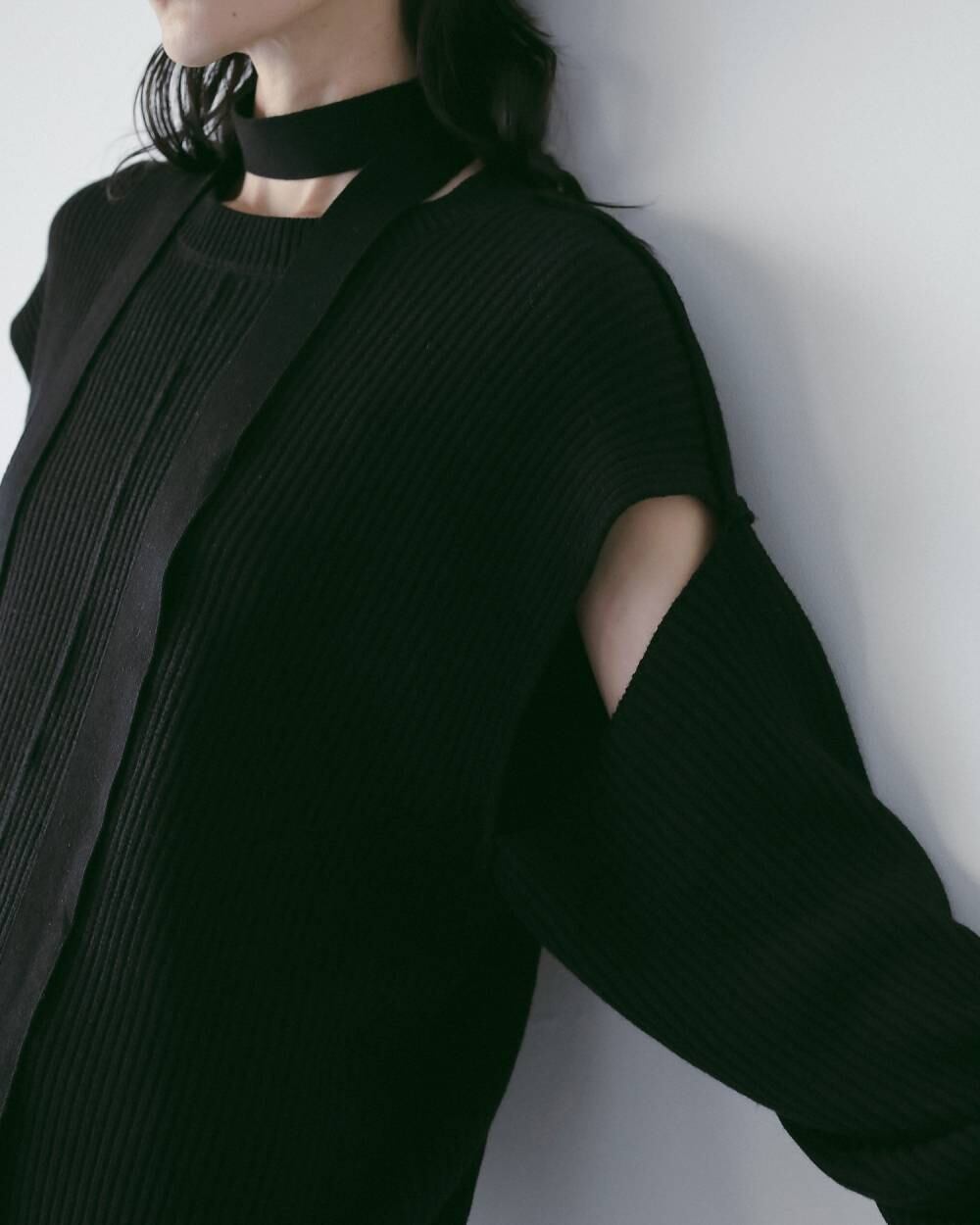 Rib Slit 即日発送/anuke anuke（アンヌーク） Knit Rib Slit anuke トップス Knit 26SS 62610523 トップス