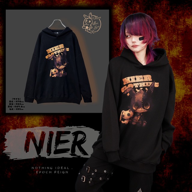 《ゾロ目の日限定プレゼント》 PATCHWORK RABBIT UNISEX BIG PARKA