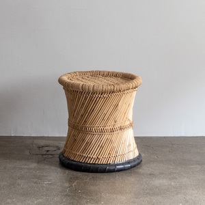 再入荷 JUTE STOOL インドのジュート(麻)とヨシ(葦)のスツール01