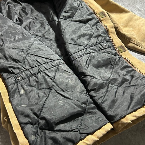 80-90s 星タグ USA製 carhartt ブラウン トラディショナルジャケット L 詳細写真13