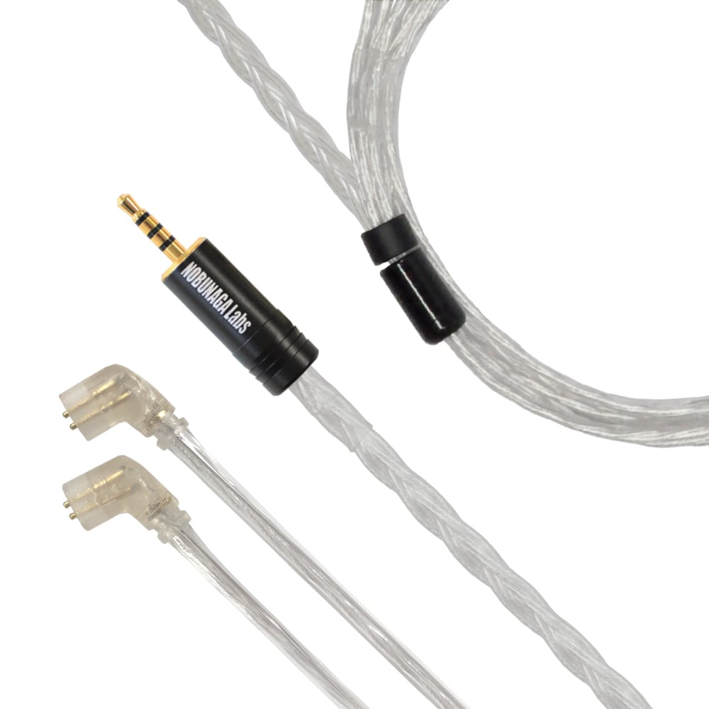 《SALE》【サンプル市】白虎(びゃっこ)NOBUNAGA Labs PREMIUM:2.5mm4極バランス対応 qdc用リケーブル