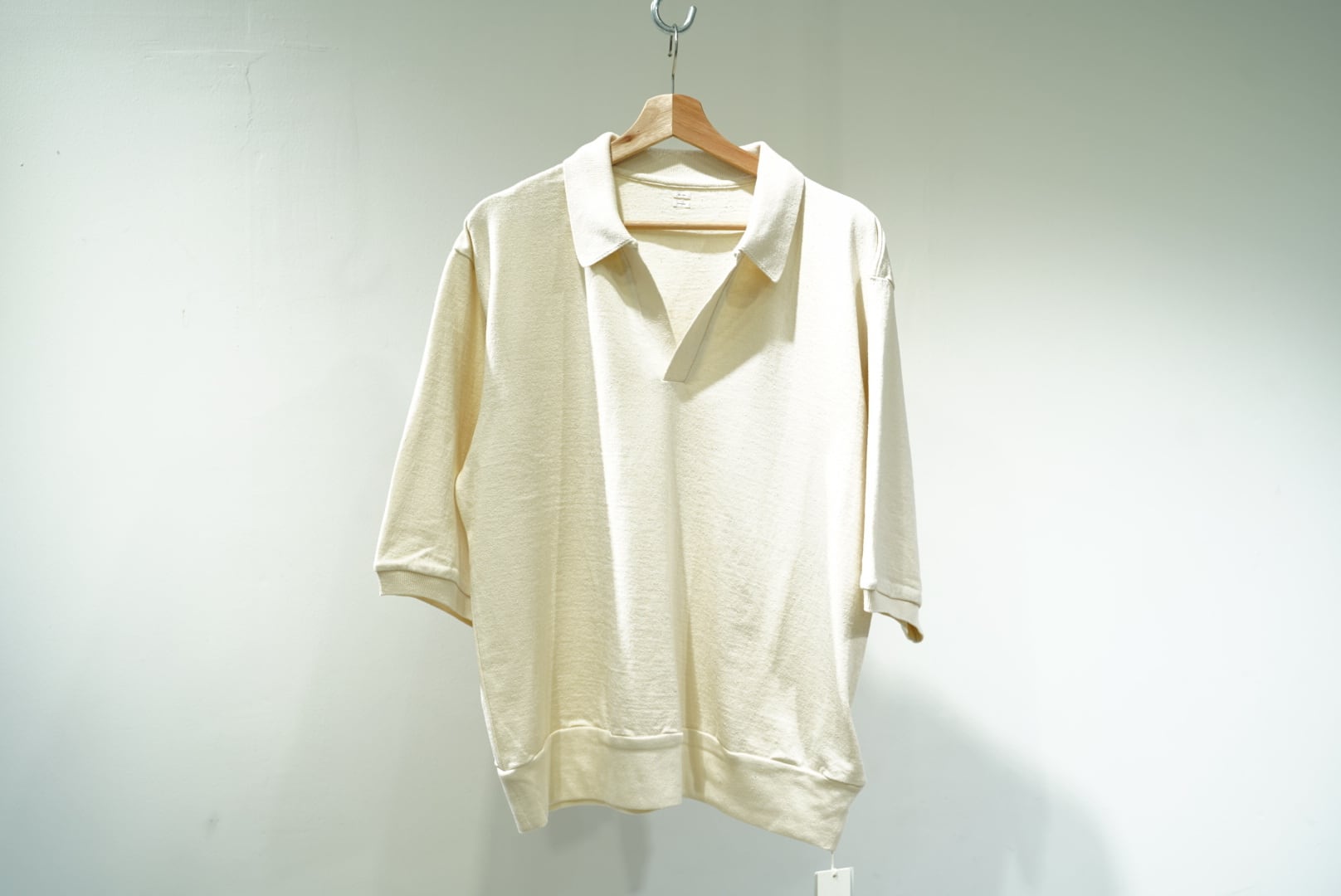Cropped Shirt White stripe L SIZE | WAGAMAMA TOKYO