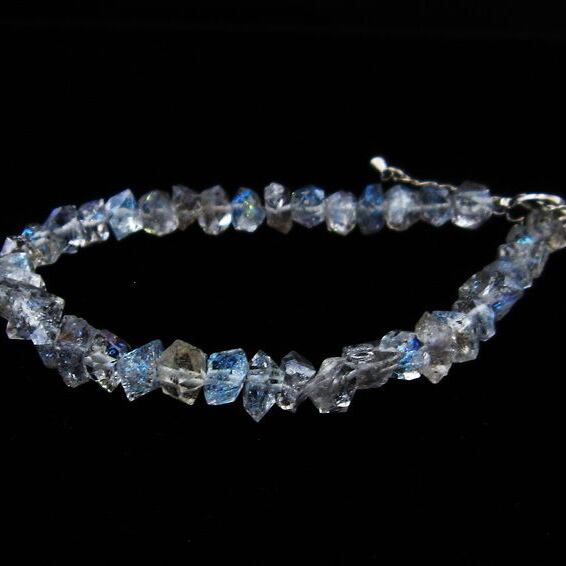 オイルインクォーツ ブレスレット 石油入り水晶 ブレス 一点物 メール便可 [M便 1/10] 111-33516