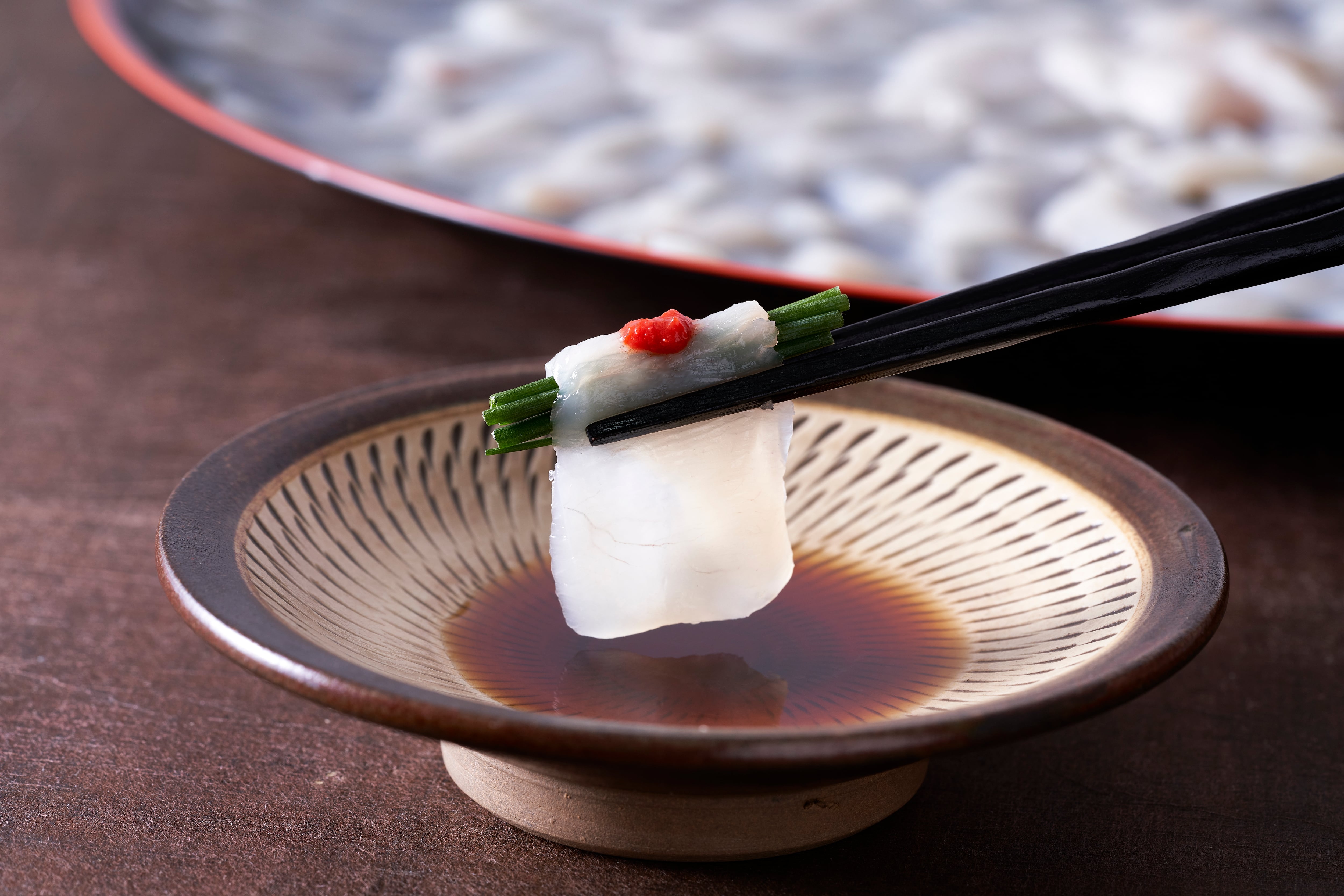 とらふく菊盛刺30㎝・鍋セット（30cm皿付：2〜3人前）