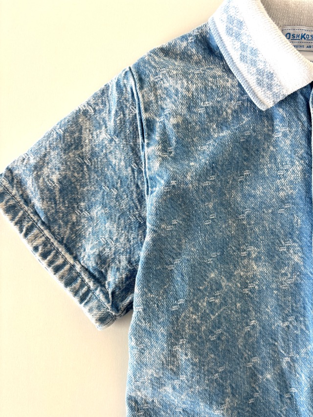 【3T相当・vintage】USA製　OshKoshジャンプスーツ