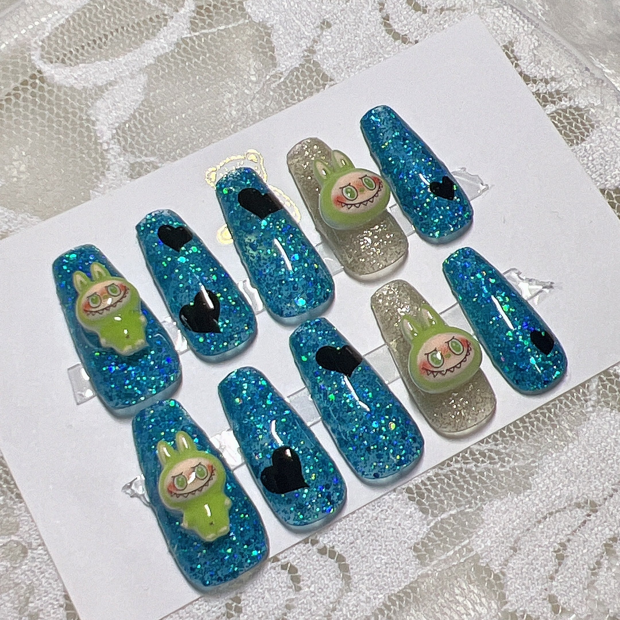 ラブブ②〗キラキラアクリル1枚¥200