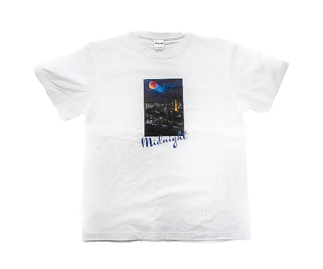 -TOKYO MIDNIGHT T SHIRT-  white