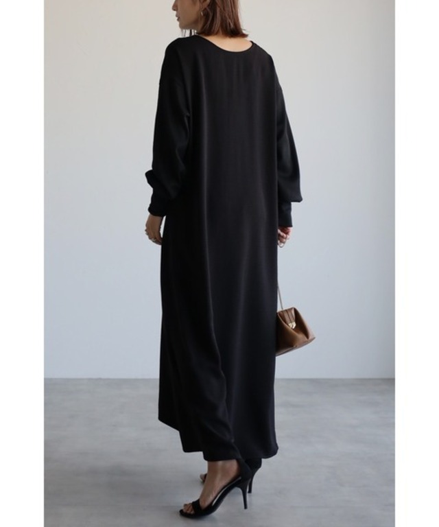 前後2wayマキシロングワンピース