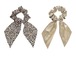 H2625L:Leopard Love 2 Pack Scarf Scrunchies-LEOPARD