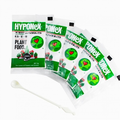 【5個セット】ハイポネックス微粉肥料5g (肥料5個+計量スプーン１本付き)1