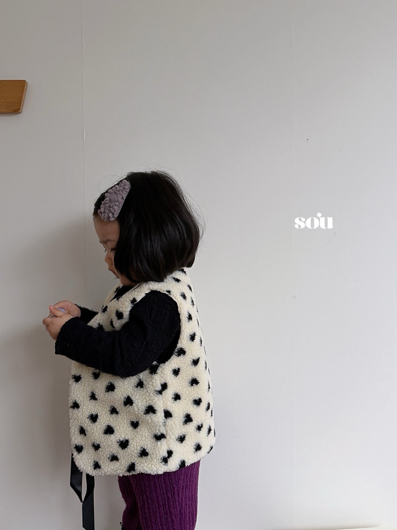 SO U［取寄］heart dumble vest 26winter