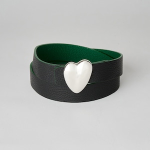 BELT　HEART 30　SILVER