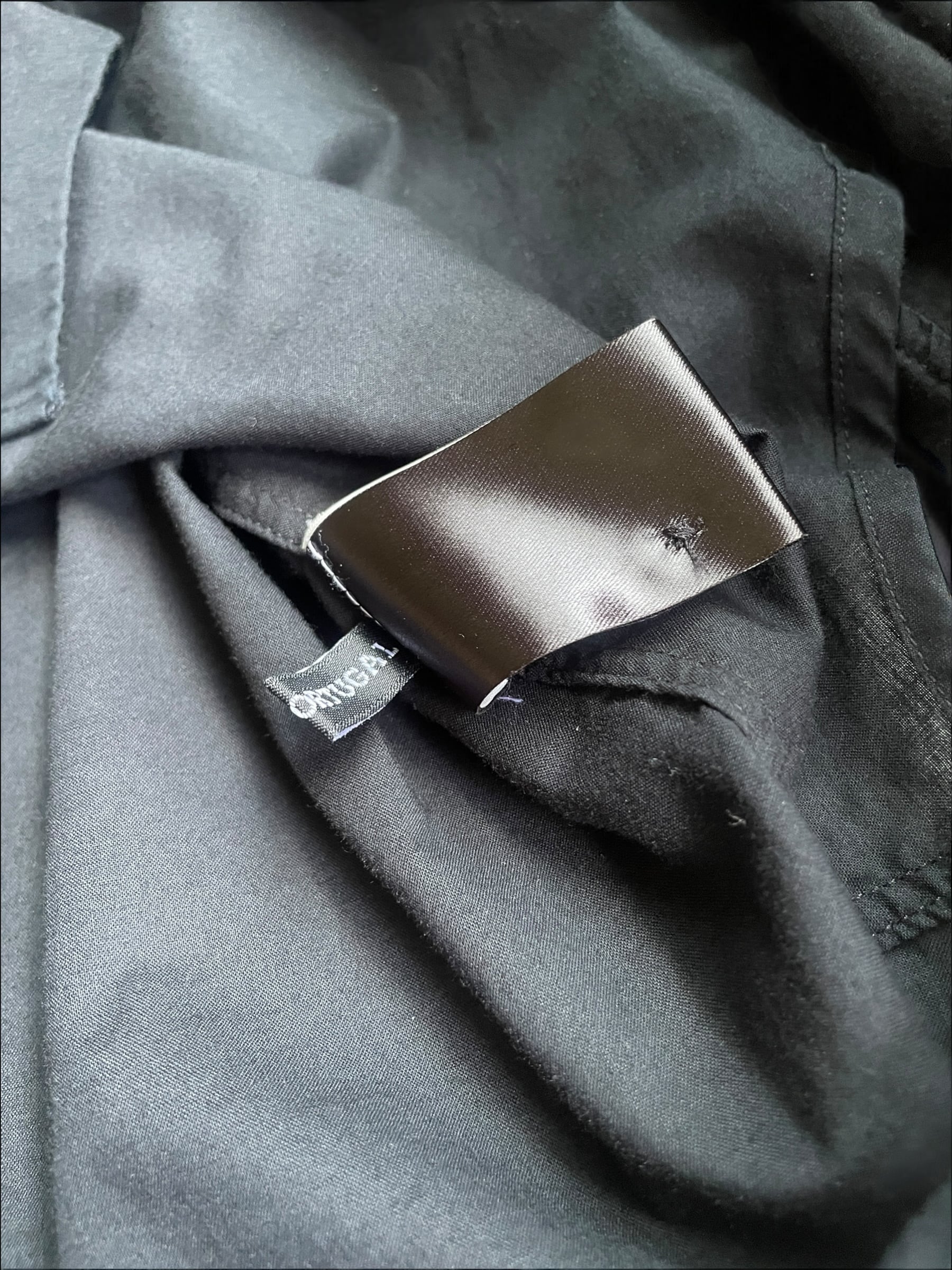 Ann demeulemeester - Piping Collar Black Shirt | Atelier Accord