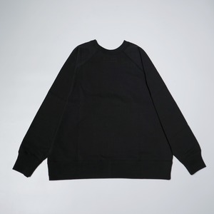 ( BLACK ) RAGLAN SLEEVE SWEATSHIRTS