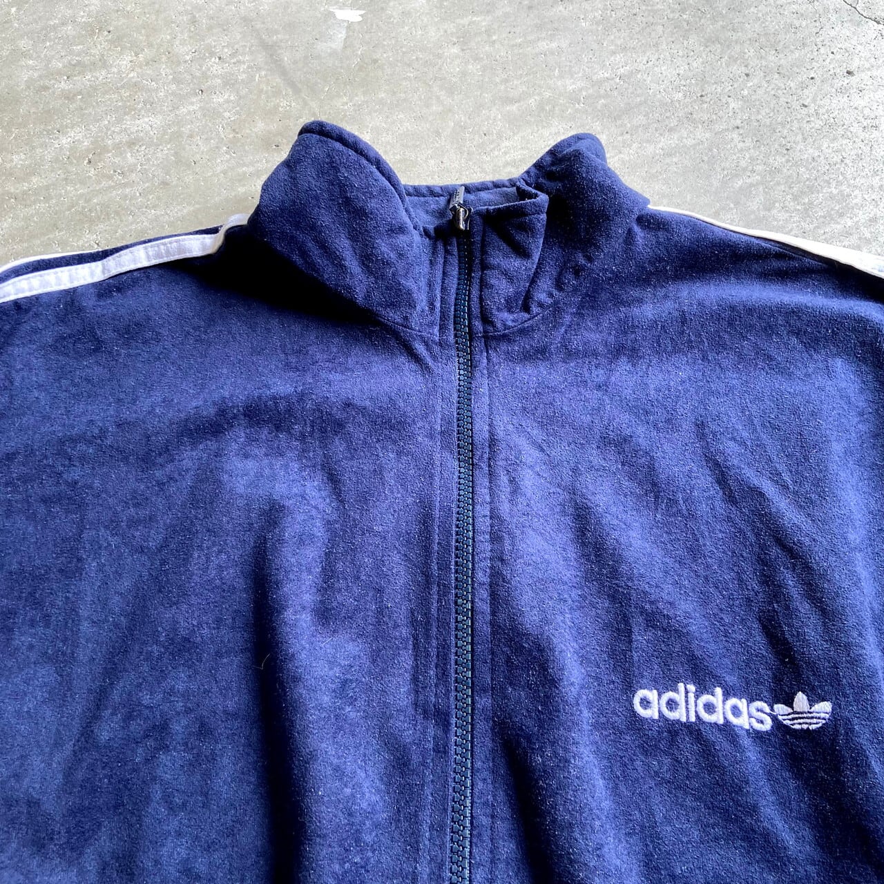 80〜90年代 フランス製 adidas アディダス ベロアジャージ ONE