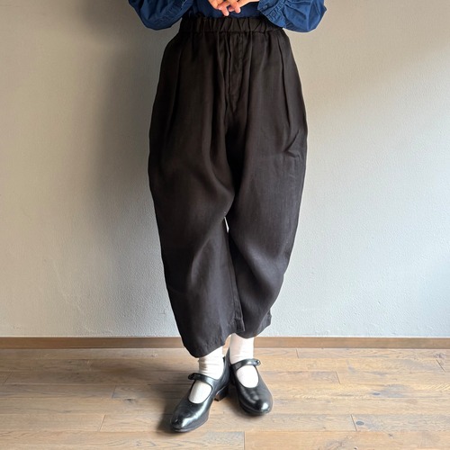 MITTAN PT-135 さざ波大麻パンツ 2 黒