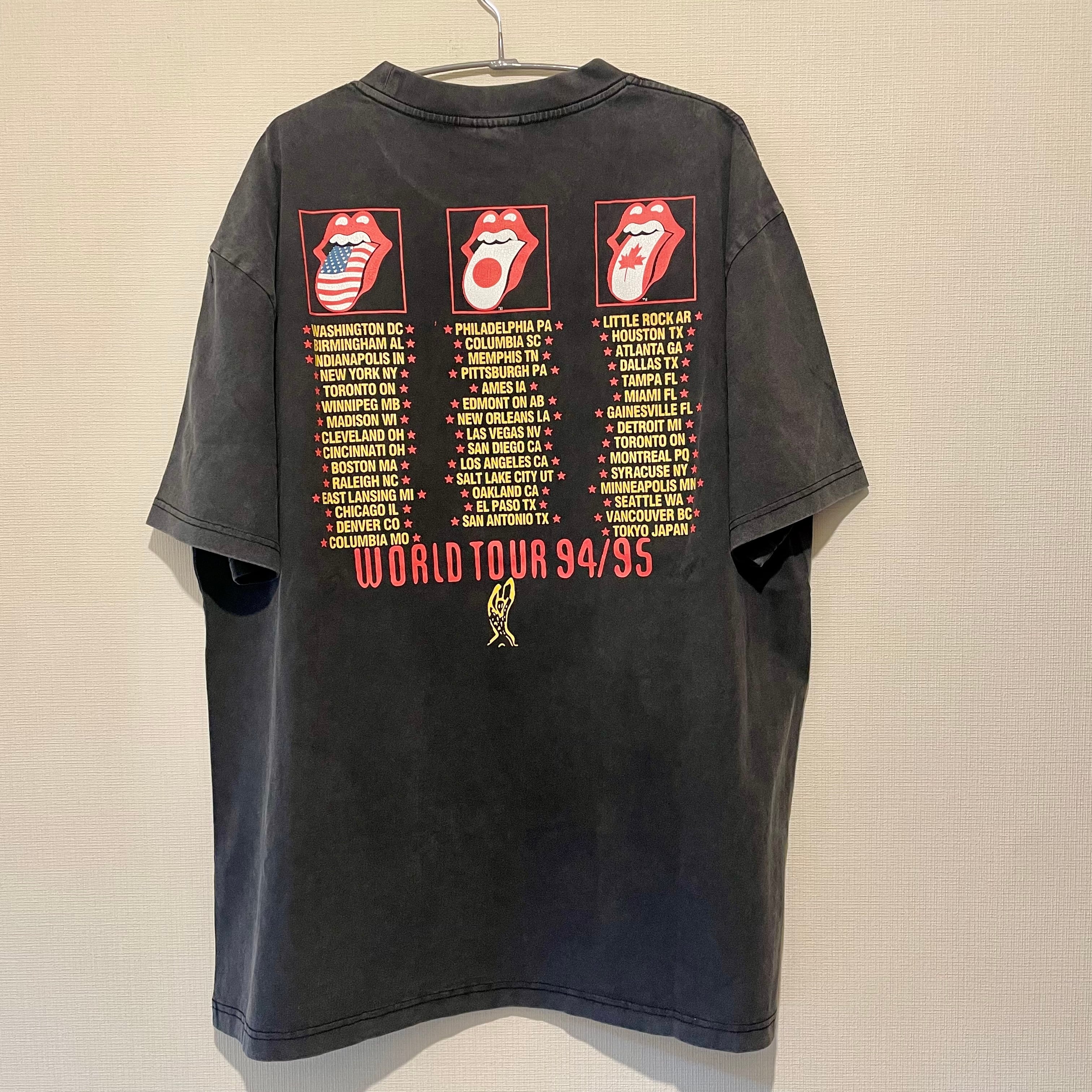 The Rolling Stones Tシャツ WORLD TOUR 94/95 ローリングストーンズ