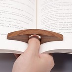 木製 ページホルダー ︱ 3カラー展開 読書グッズ 親指リング ブックホルダー 天然木 ハンドメイド風 軽量 9cm×3.2cm