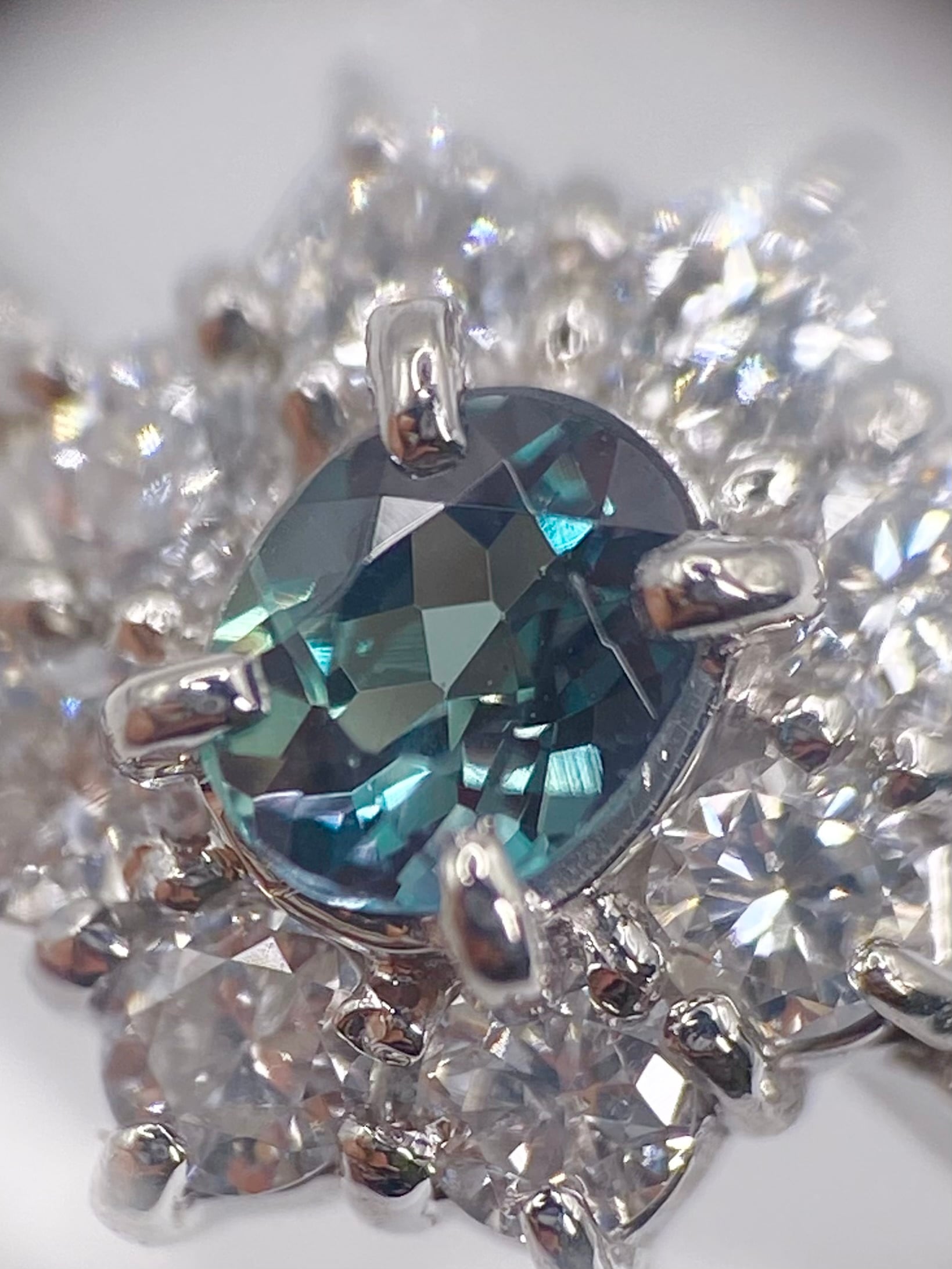 『専用です』天然非加熱アレキサンドライト リング 計0.29ct PT950 アレキサンドライト 0.194ct / ダイヤモンド 計0.31ct Pt900 リング 8