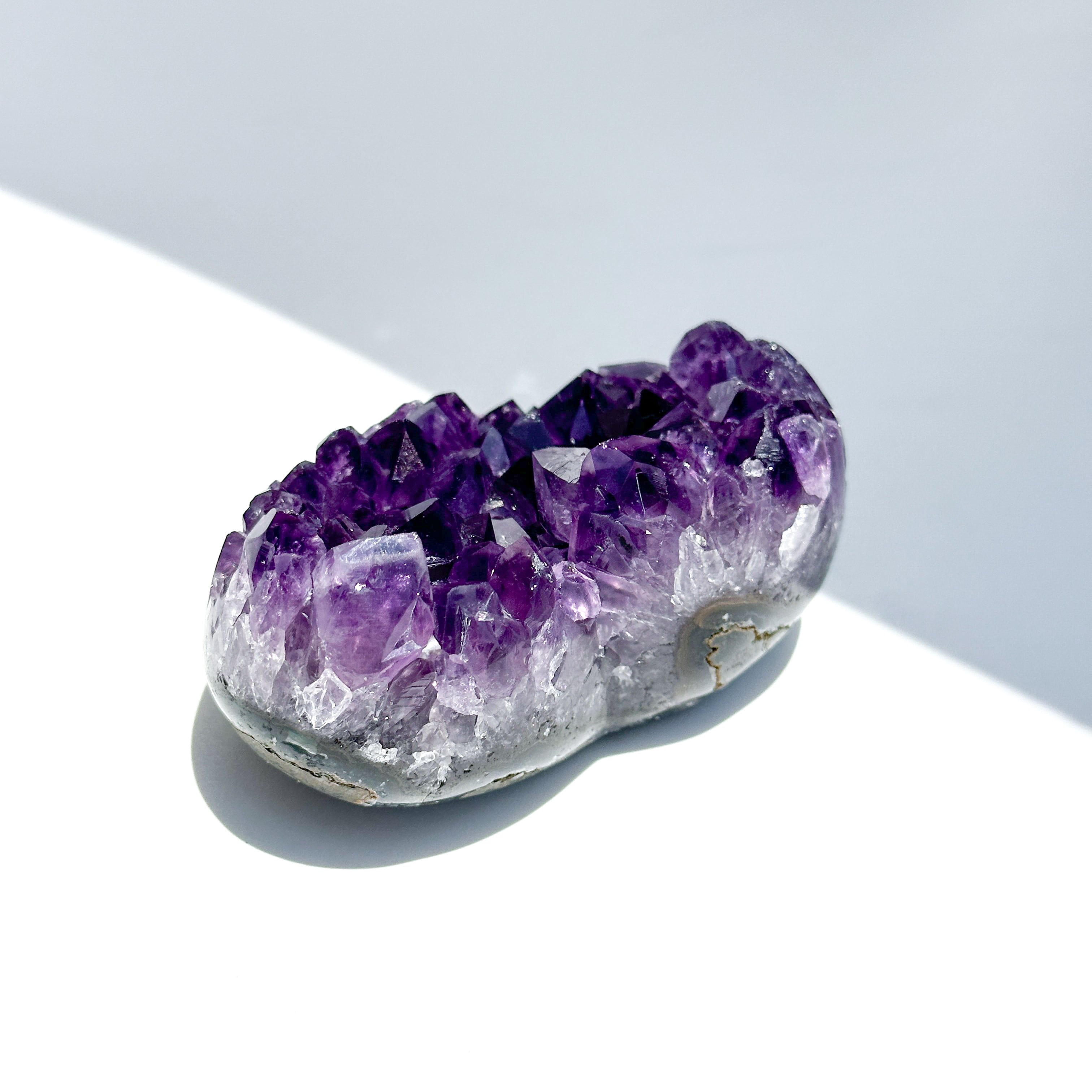ウルグアイ産アメジスト ハート12◇ Amethyst ◇天然石・鉱石