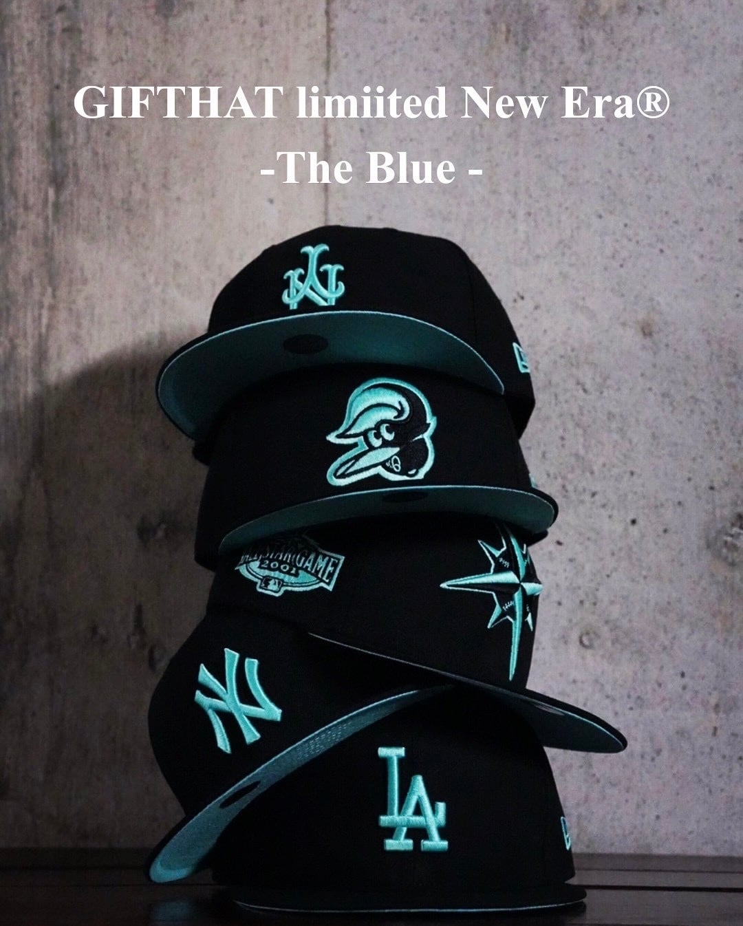 gifthat別注】NEW ERA 59FIFTY/5950 シアトル・マリナーズ -The Blue