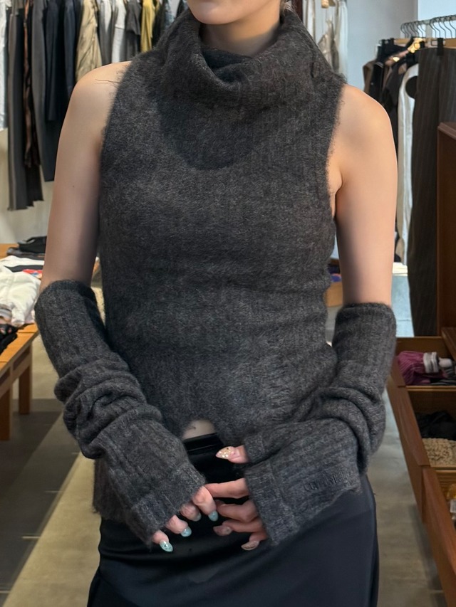 【26AW | WOMEN】MUKCYEN ムッシャン /  ニット トップス / yak rib high-neck top M269TS01